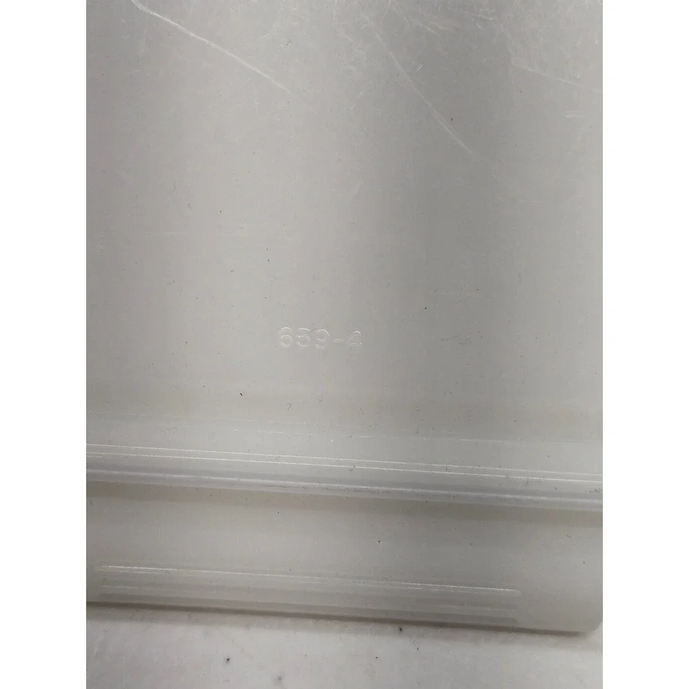 Tupperware Vintage Frosted Clear Rectangular Storage Container with Lid 639-4